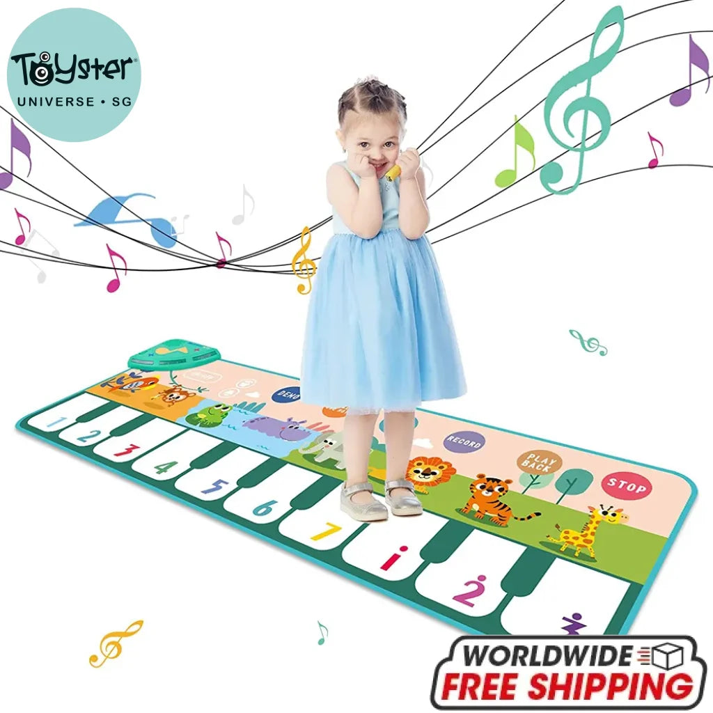 Musical Piano Mat For Kids 110X36Cm