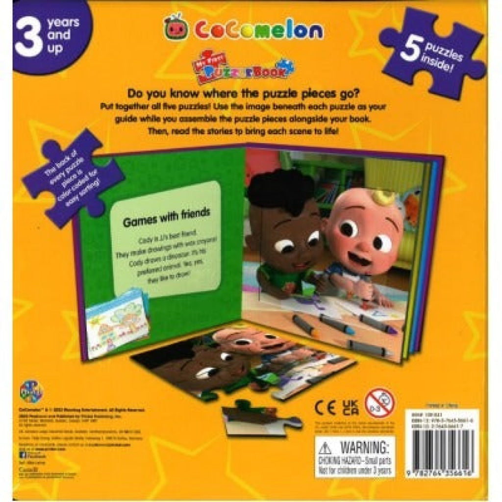 My First Puzzle Book: Moonbug Cocomelon Cocomelon