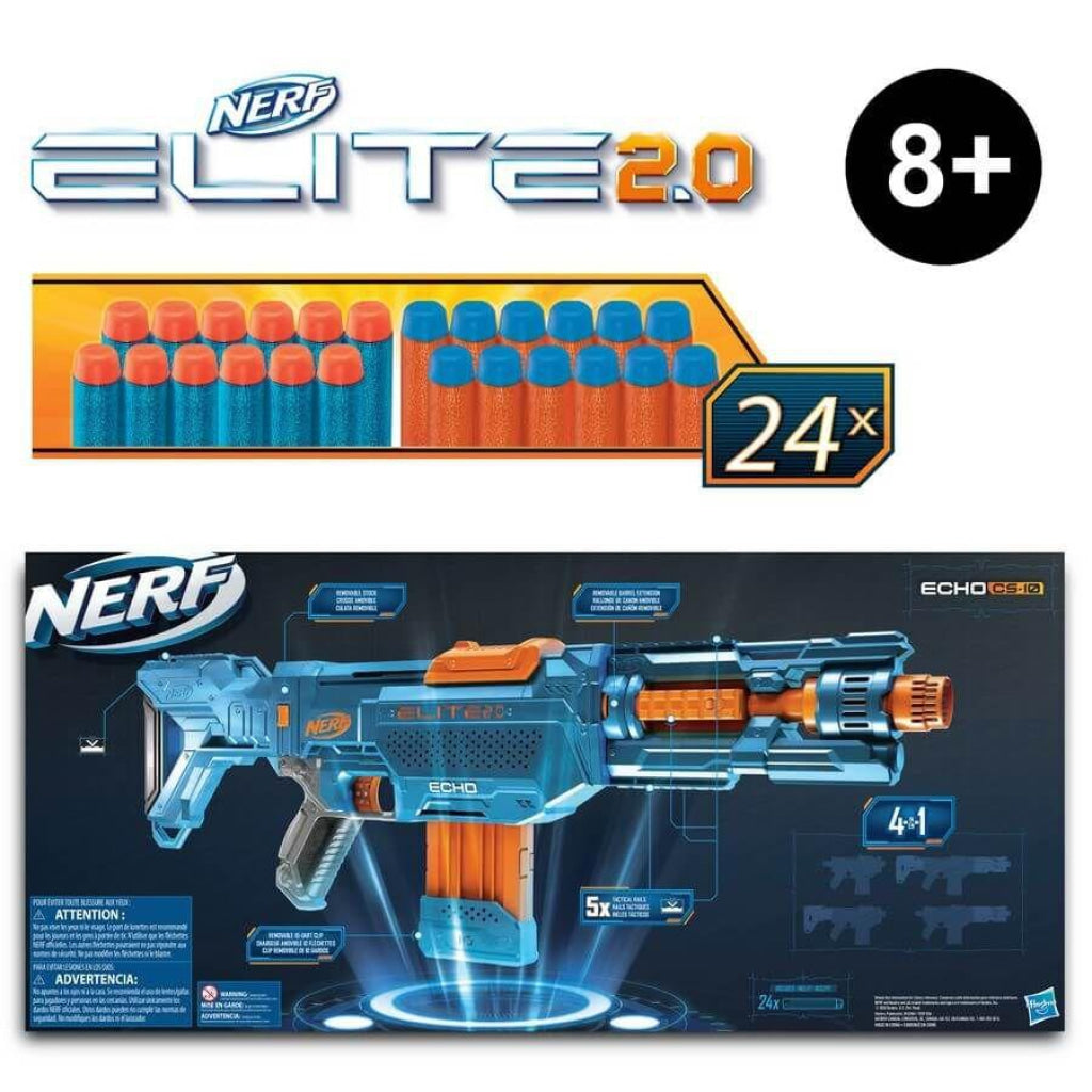 NERF Elite 2.0 Echo CS-10 Blaster - TOYSTER Singapore – Toyster