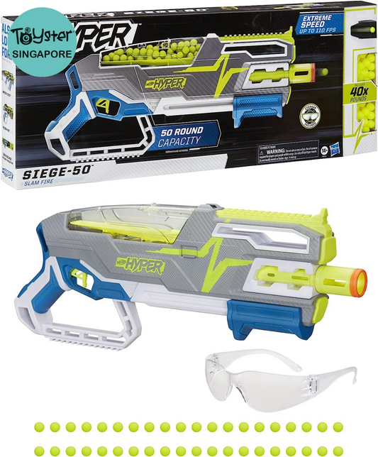 Nerf Hyper Siege-50 Pump-Action Blaster Nerf