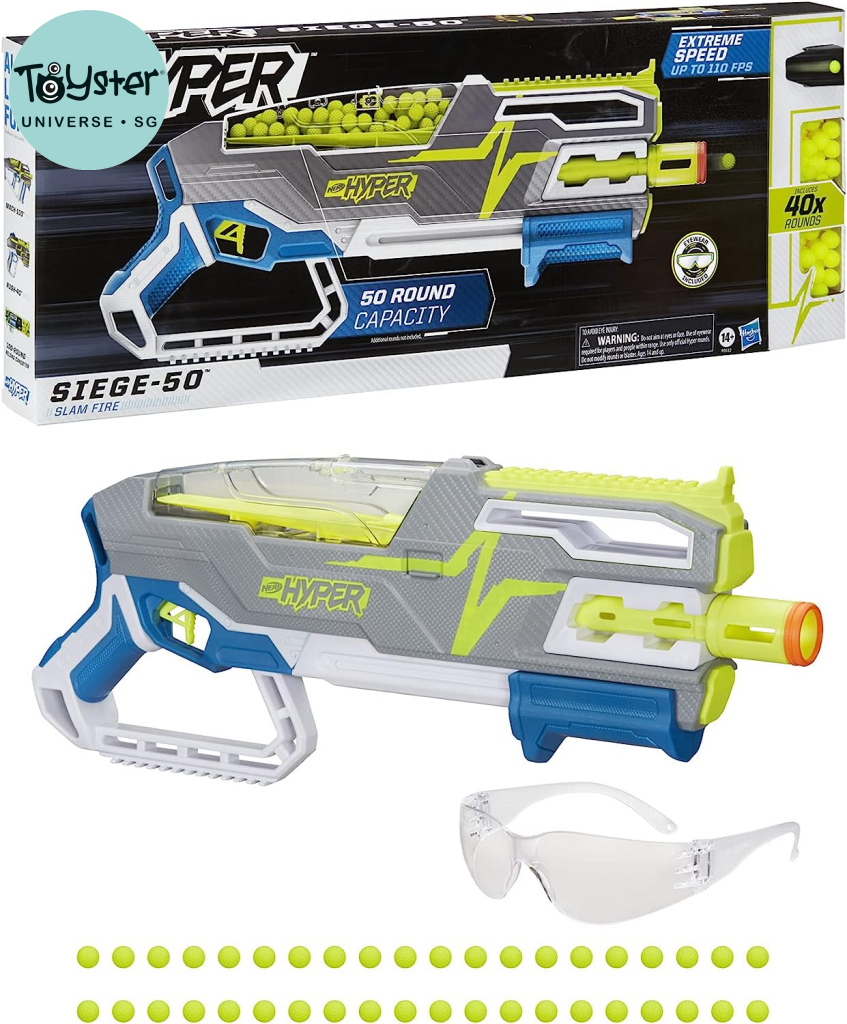 Nerf Hyper Siege-50 Pump-Action Blaster Nerf