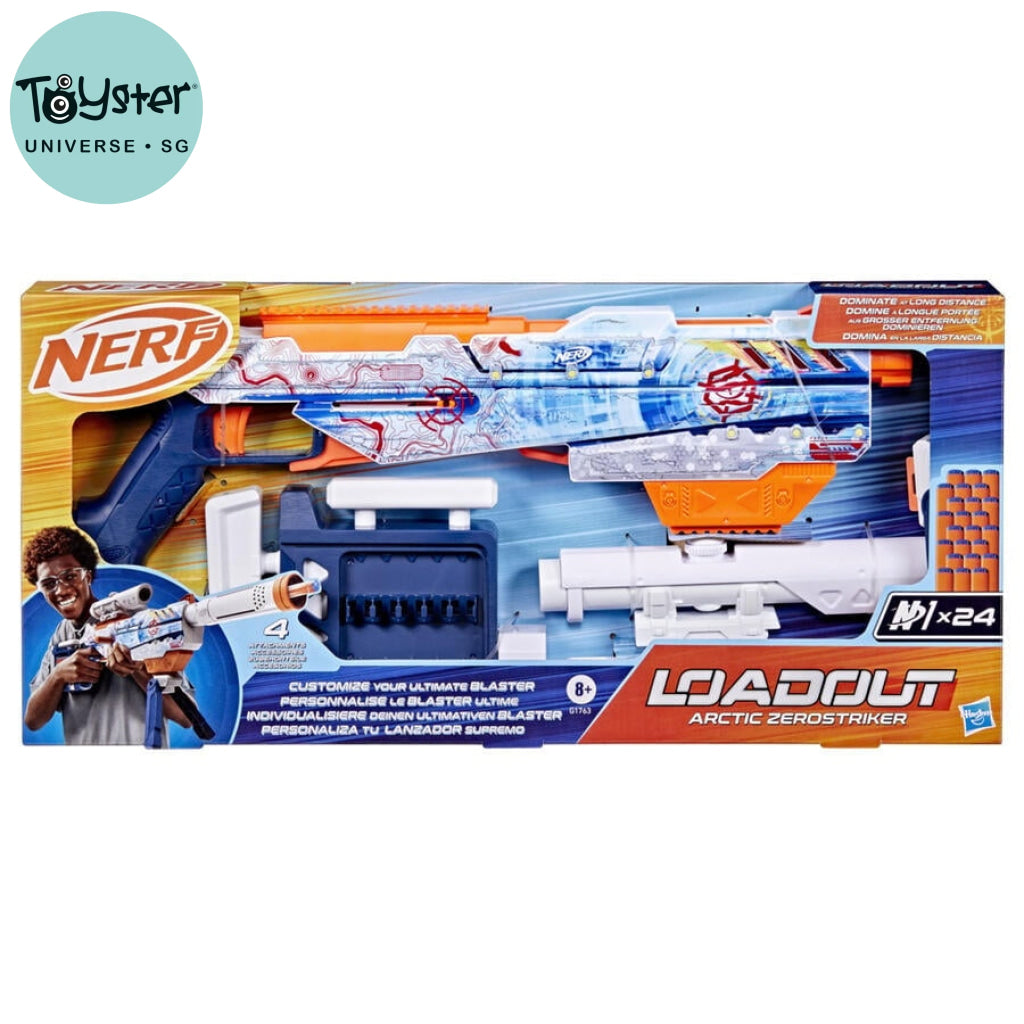 NERF Loadout Arctic Zerostriker Blaster - Nerf