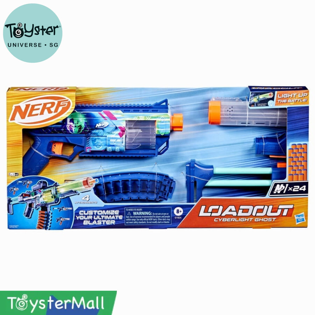 NERF Loadout Cyberlight Ghost Blaster - Nerf