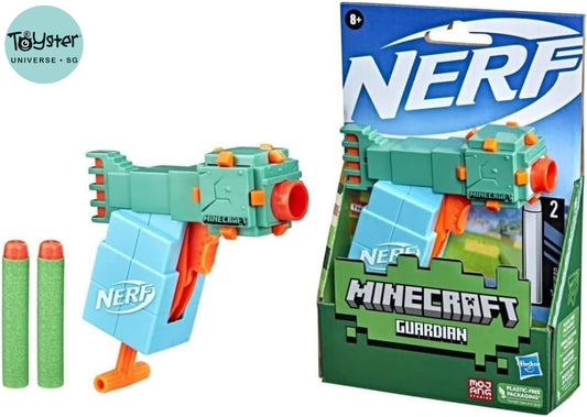 NERF MicroShots Minecraft Guardian Mini Blaster - Nerf