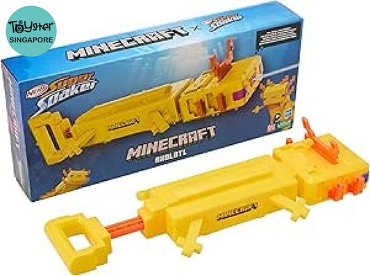 Nerf Super Soaker Minecraft Axolotl