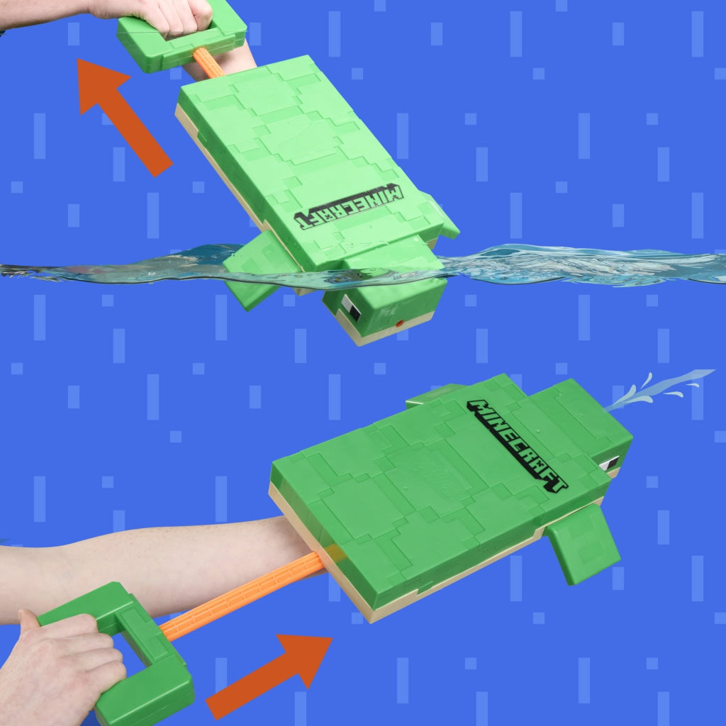 NERF Super Soaker Minecraft Turtle Water Blaster - Nerf