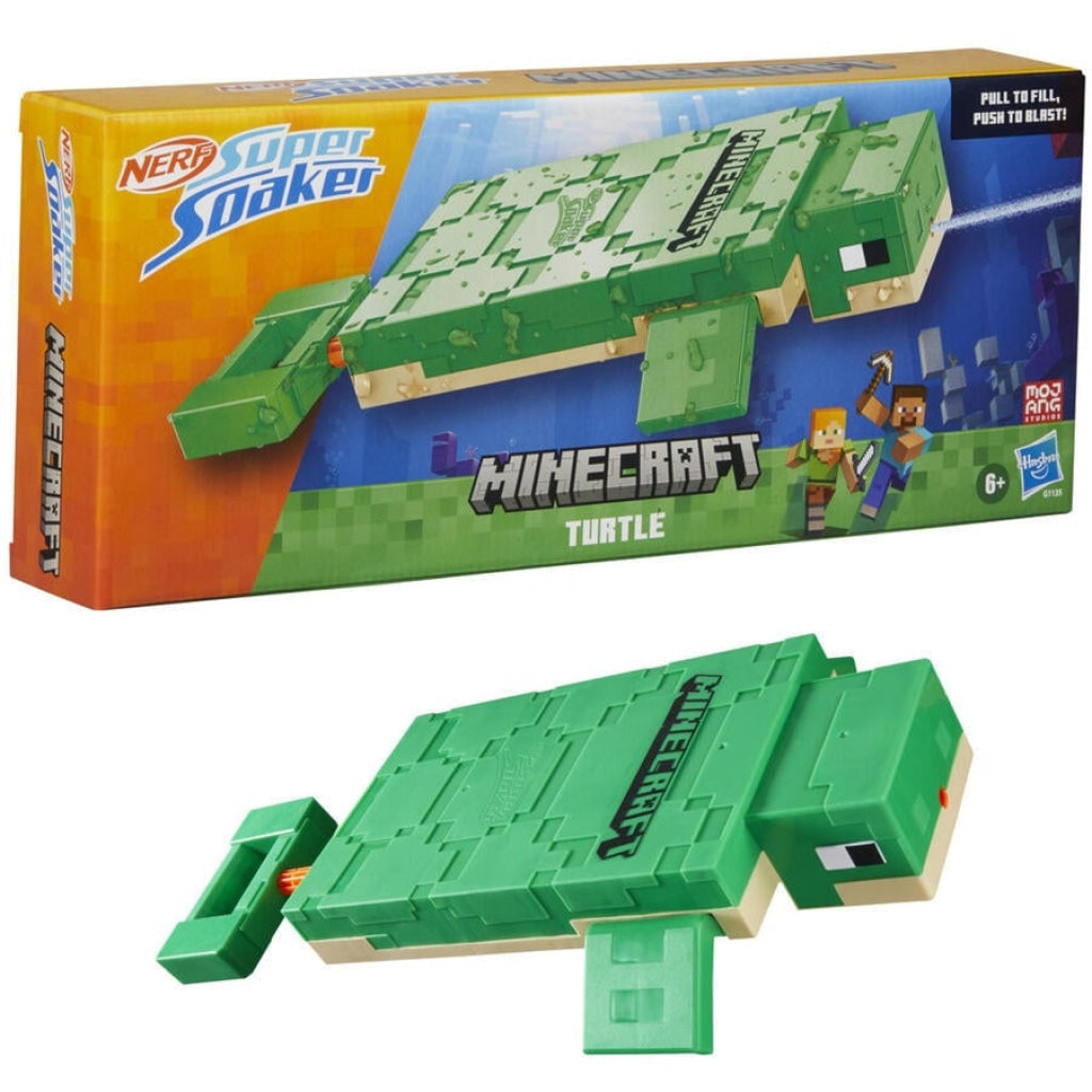 NERF Super Soaker Minecraft Turtle Water Blaster - Nerf