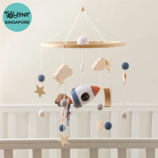 Newborn Music Holder Bracket Infant Crib Toy