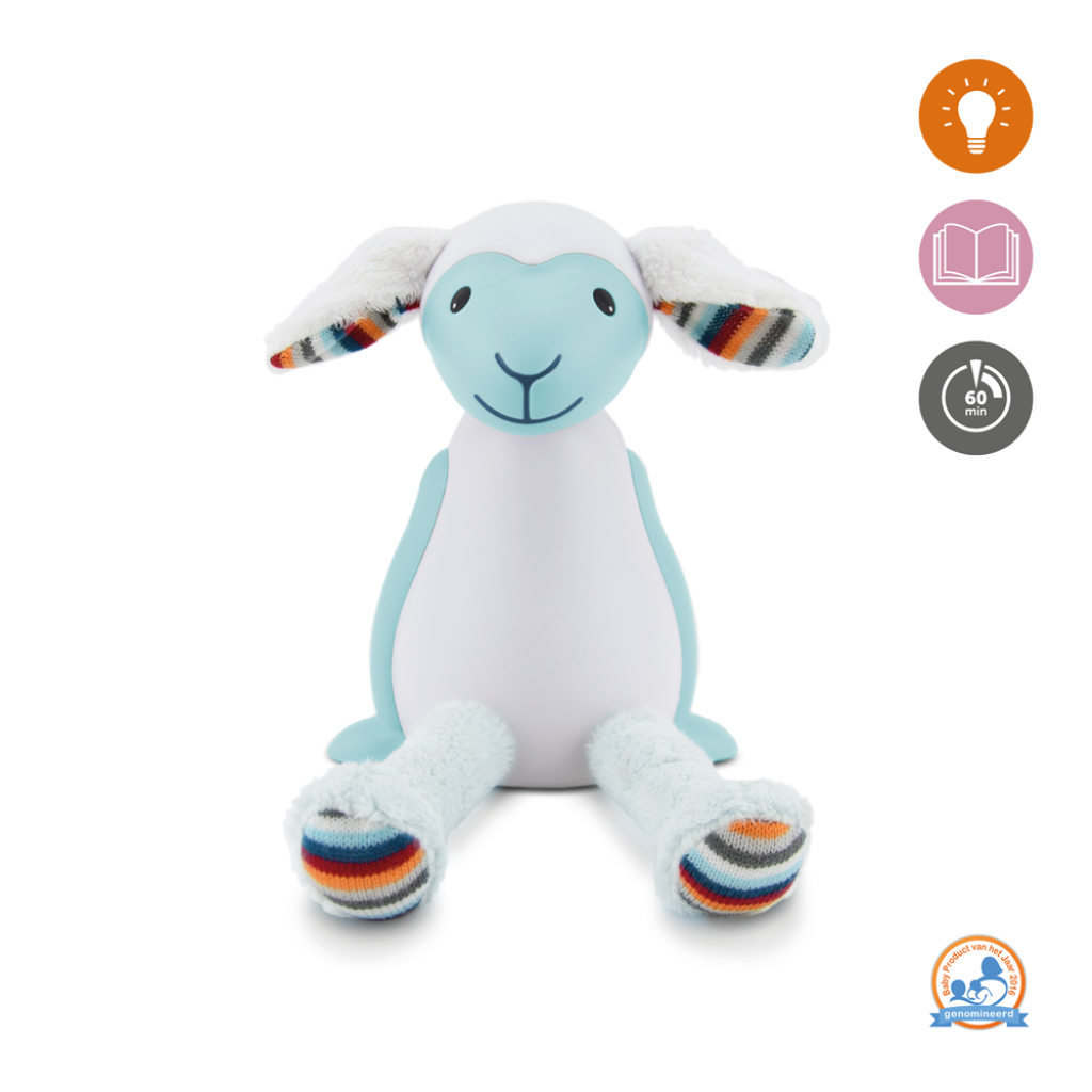 Nightlight with Auto Shut-Off - Fin the Sheep - Blue - Nightlight