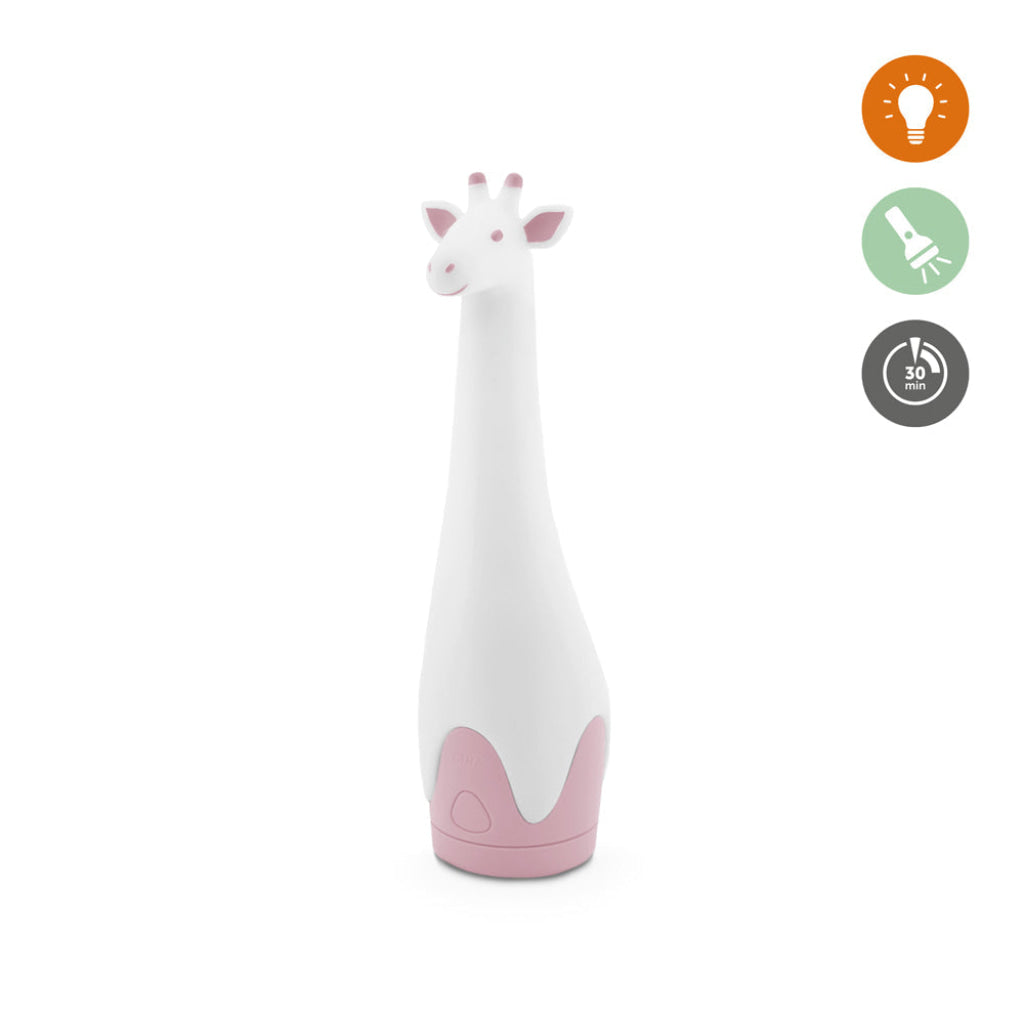 Nightlight with Auto Shut-Off - Gina the Giraffe - Pink - Nightlight