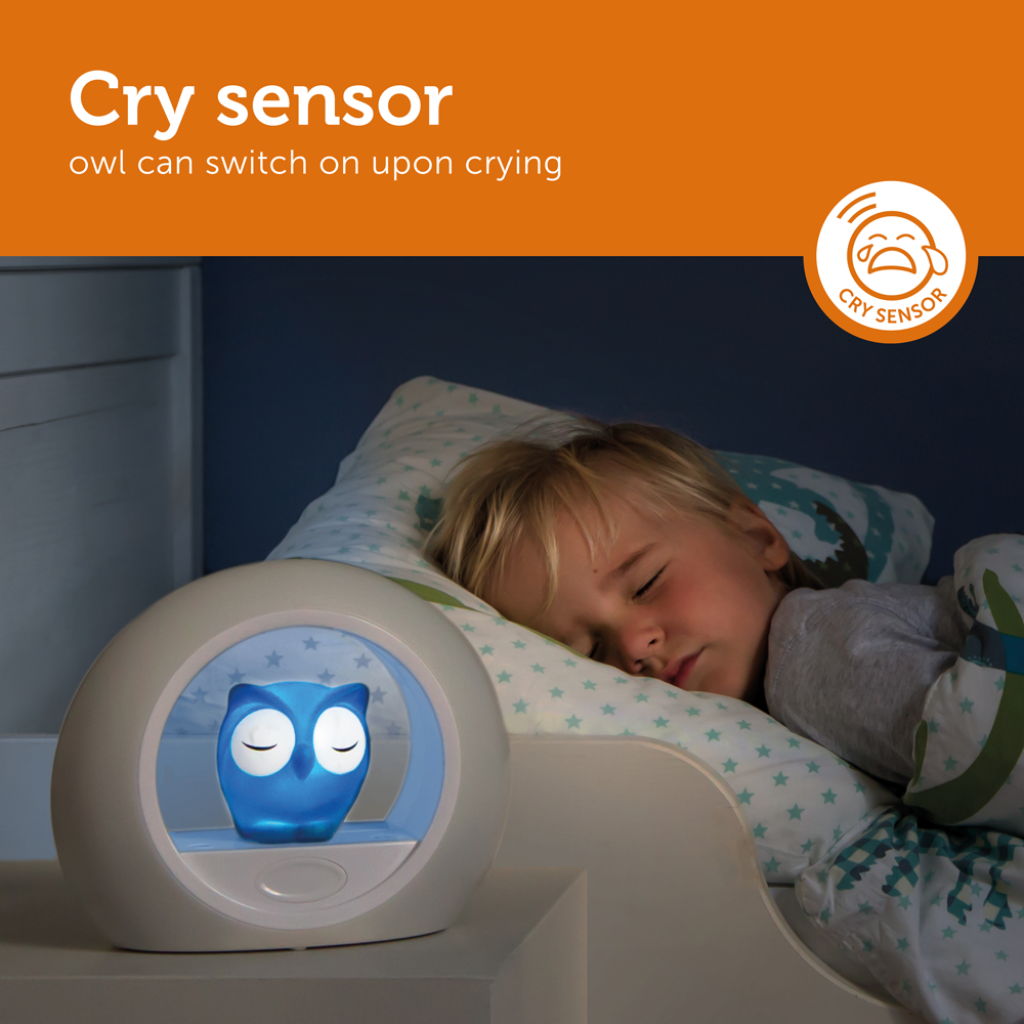 Nightlight with Cry Sensor - Lou the Owl - Nightlight