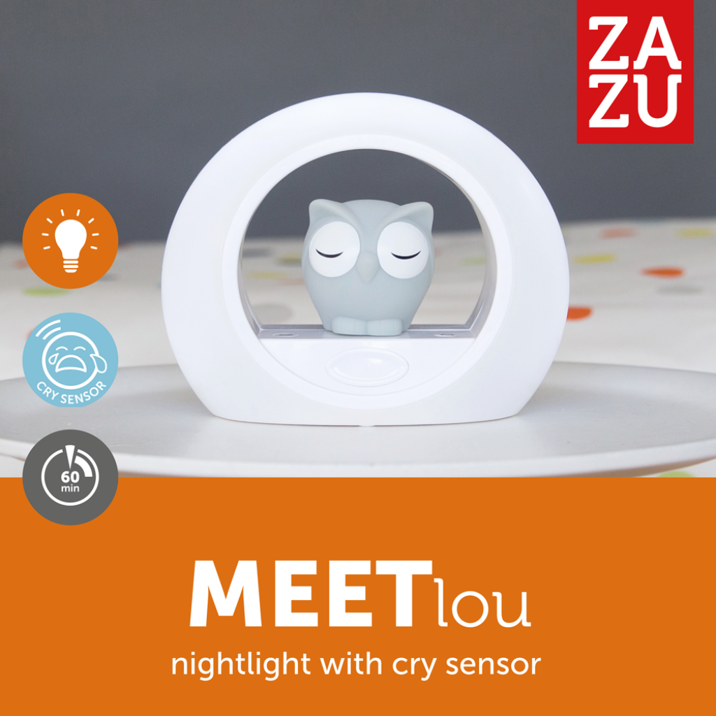 Nightlight with Cry Sensor - Lou the Owl - Nightlight