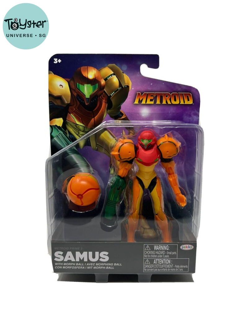 Nintendo 4’’ Figures - Metriod Samus With Morph Ball Nintendo