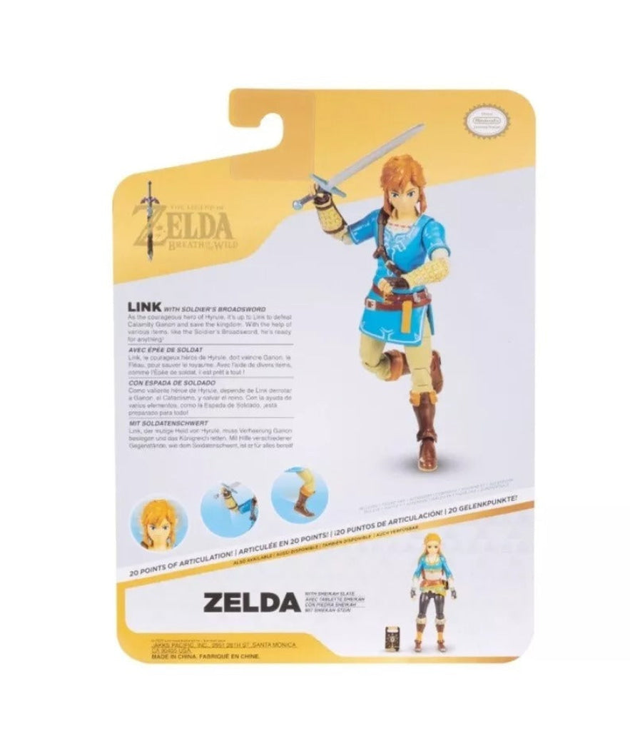 Nintendo 4’’ Figures - Zelda Link With Soldier’s Broad Sword Nintendo