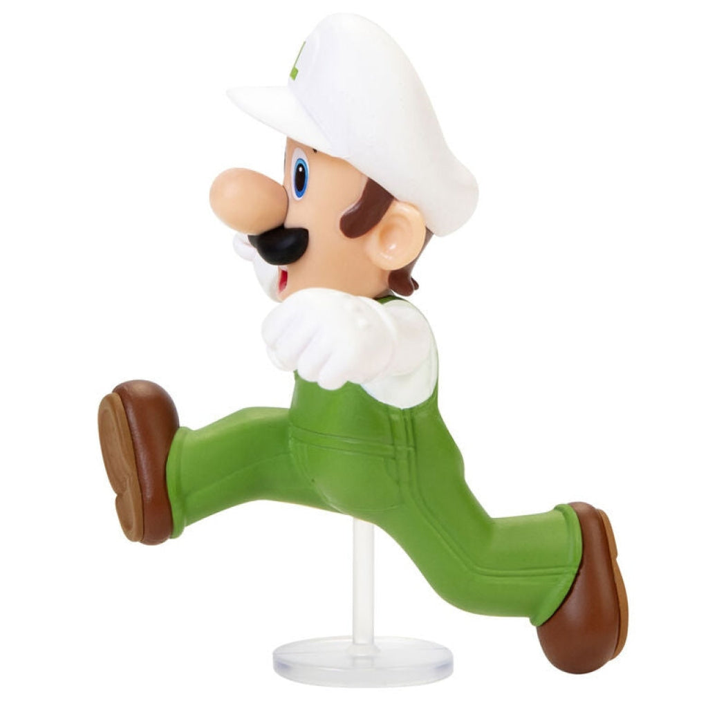 Nintendo Fire Running Luigi 2.5-inch Articulated Figure - Nintendo