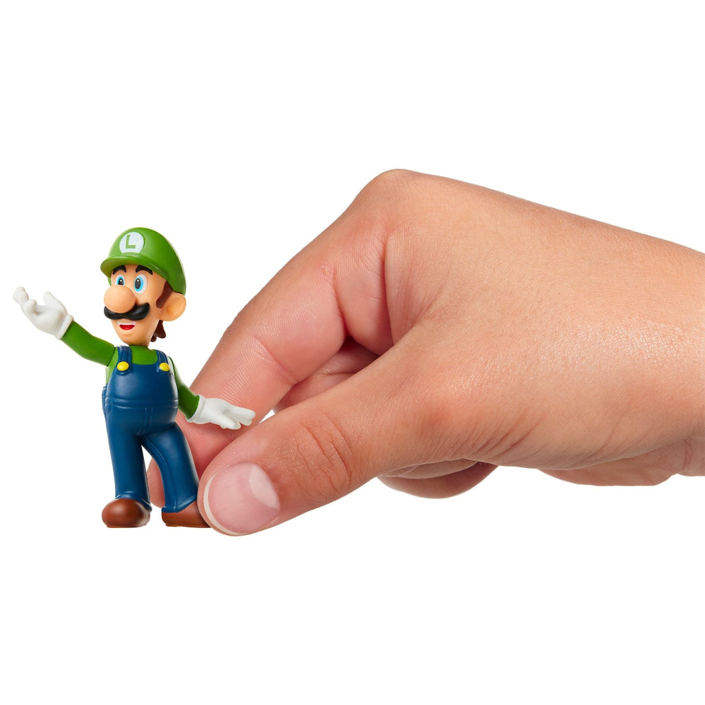 Nintendo Luigi Spread Arms 2.5-inch Articulated Figure - Nintendo