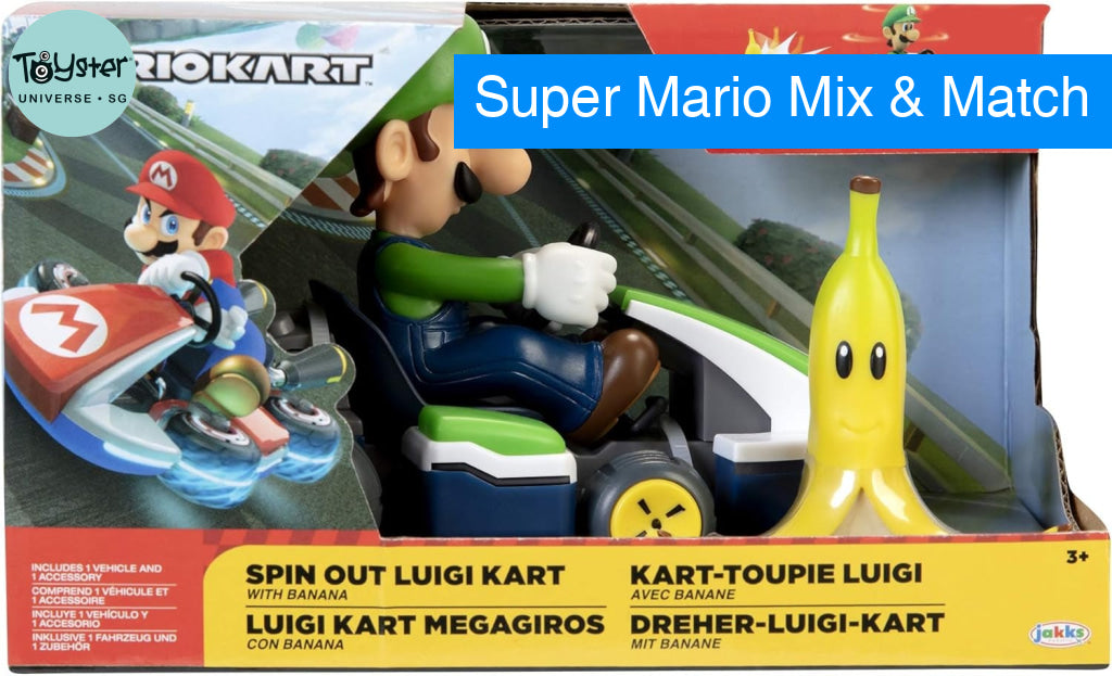 Nintendo Spin Out Mario Kart 2.5-inch - Lugi - Nintendo