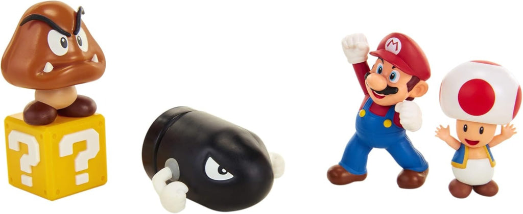 Nintendo Super Mario Acorn Plains 2.5” Figure Multipack Diorama Set Nintendo