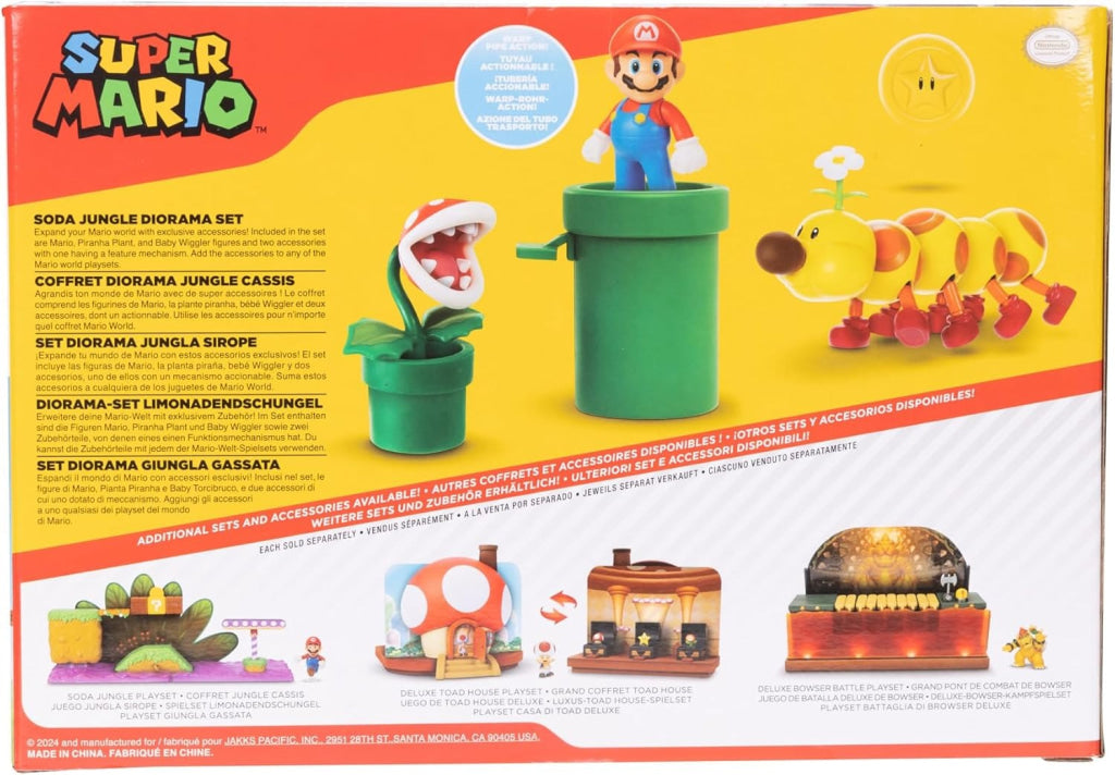 Nintendo Super Mario Soda Jungle Diorama Set Nintendo