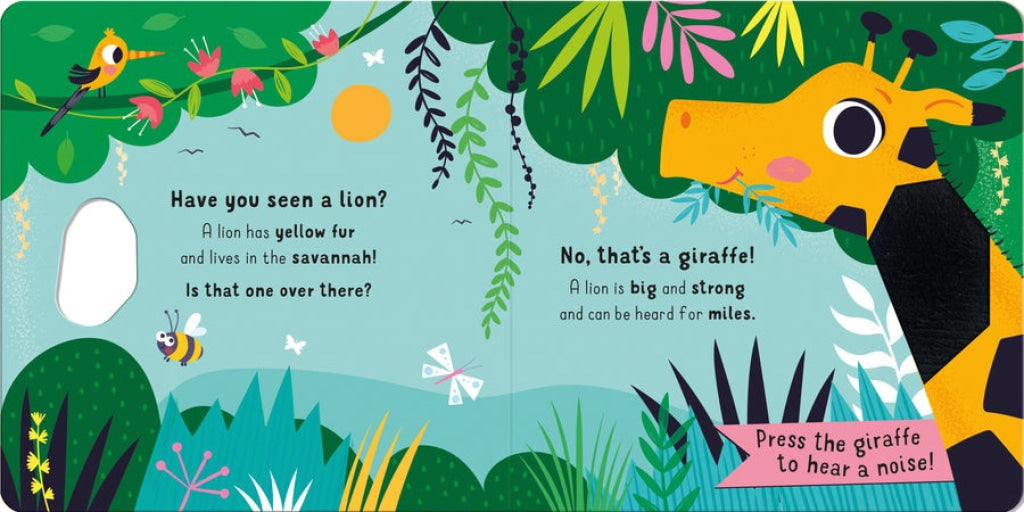 North Parade Have You Seen A Lion - Touch & Feel Sound Book North Parade