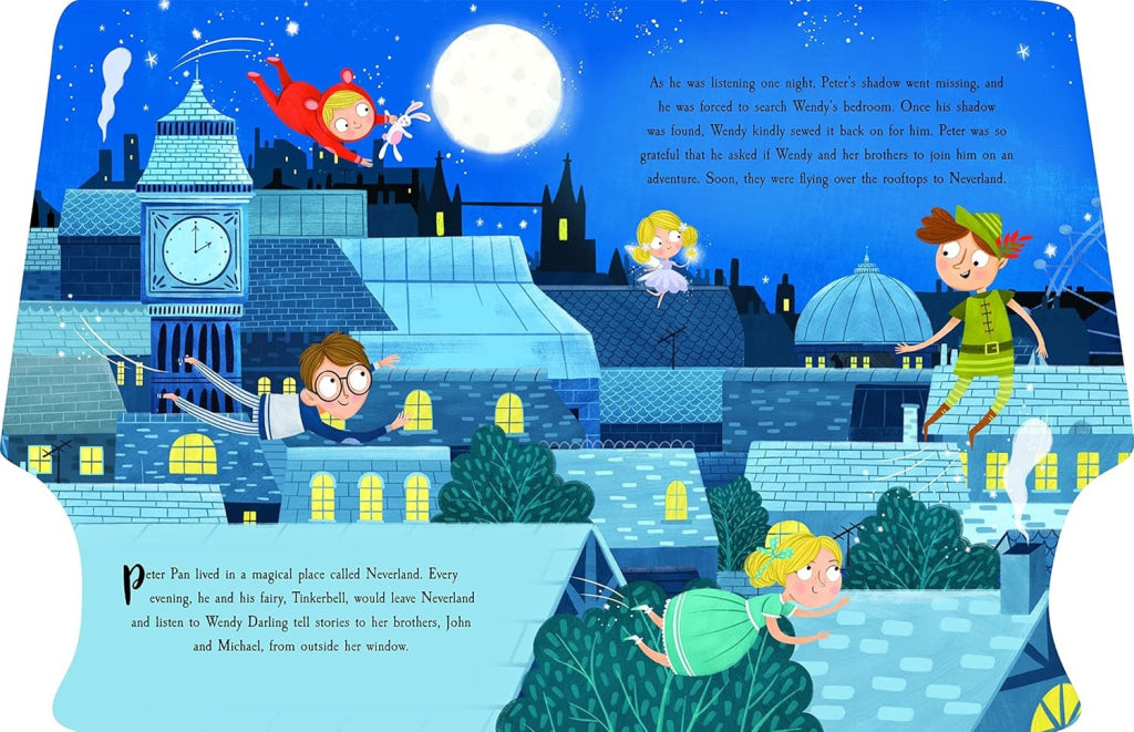 North Parade Jumbo 6 Button Sound Book - Peter Pan North Parade