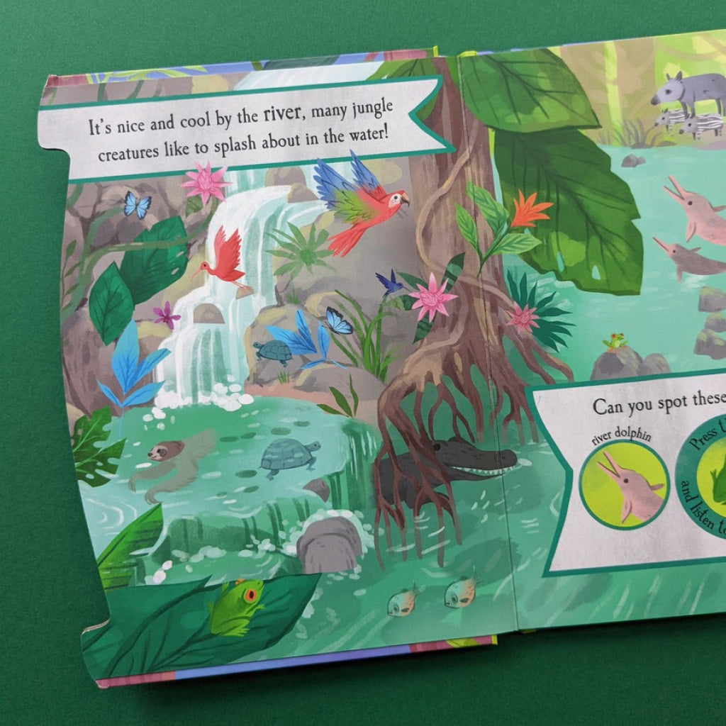 North Parade Nature 6 Button Sound Books Noisy Jungle North Parade