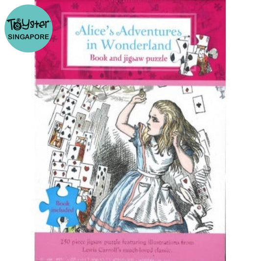 North Parade - Paperback Book & Puzzle Set Alice In Wonderland