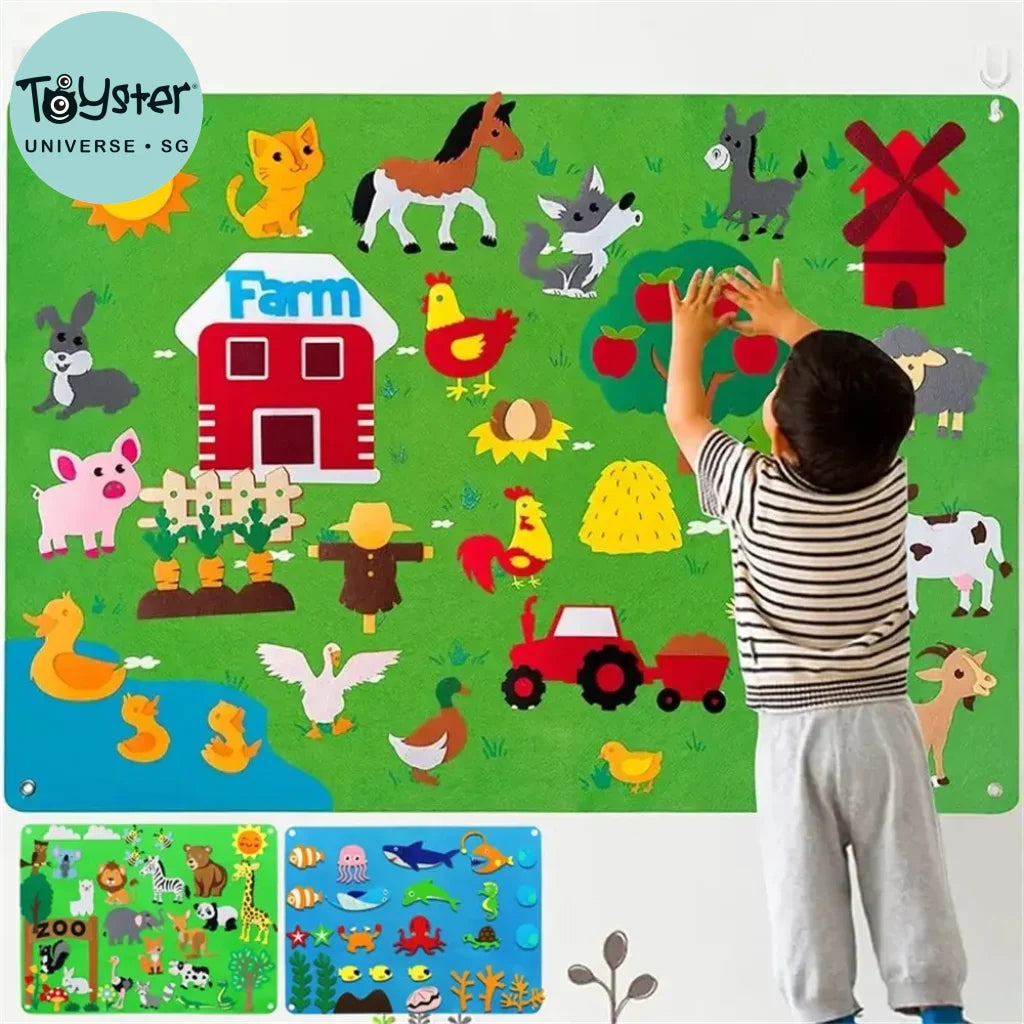 Ocean Farm Felt Board Stories Set