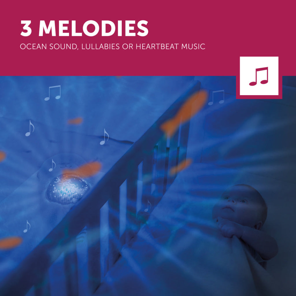 Ocean Projector with Melodies - Cody / Otto - Nightlight