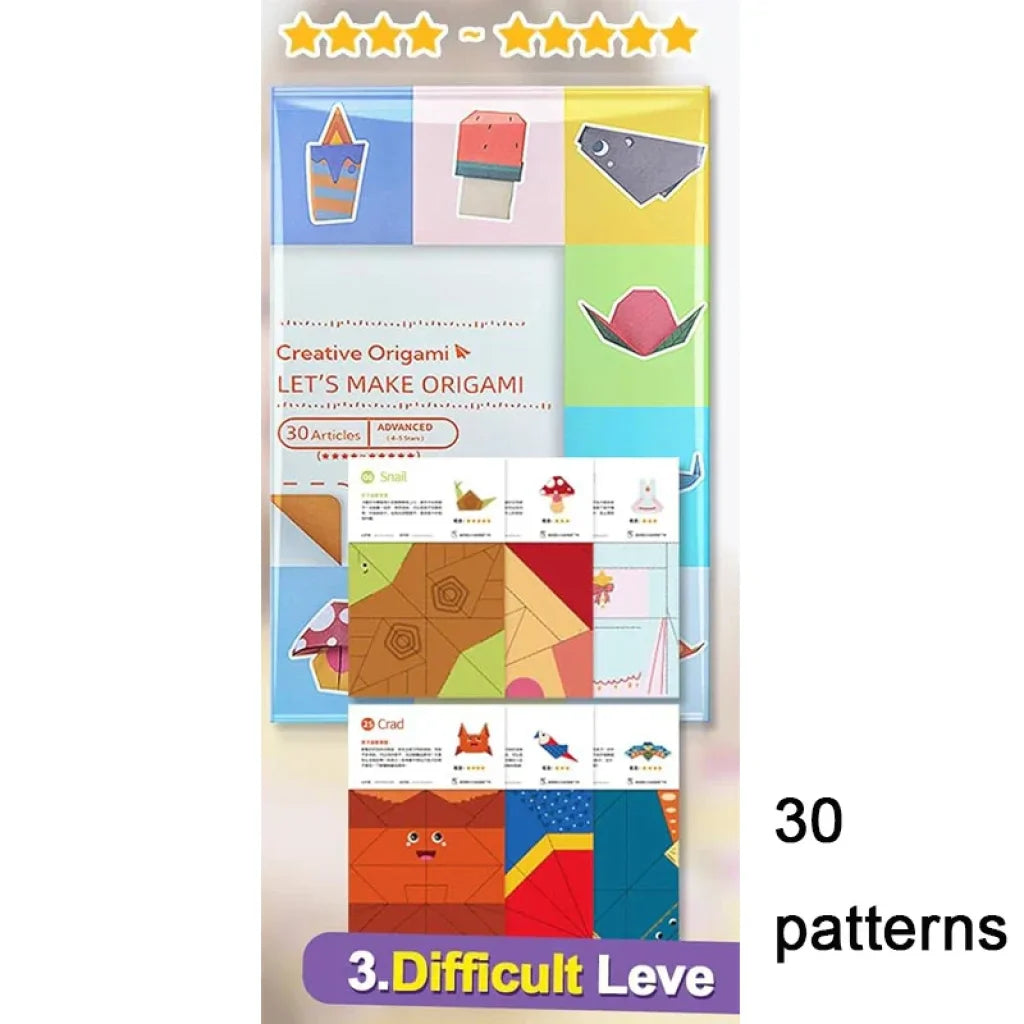 Origami Kit For Beginners 30/96 Sheets - 30 sheets