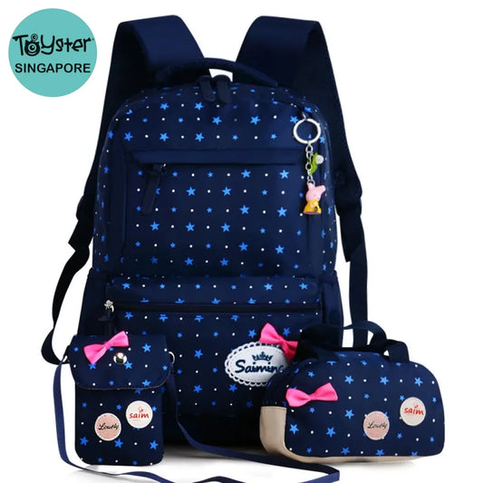 Orthopedic Backpack Satchel Kids Dark Blue