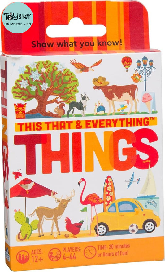 Outset This That & Everything Things Card Game Outset