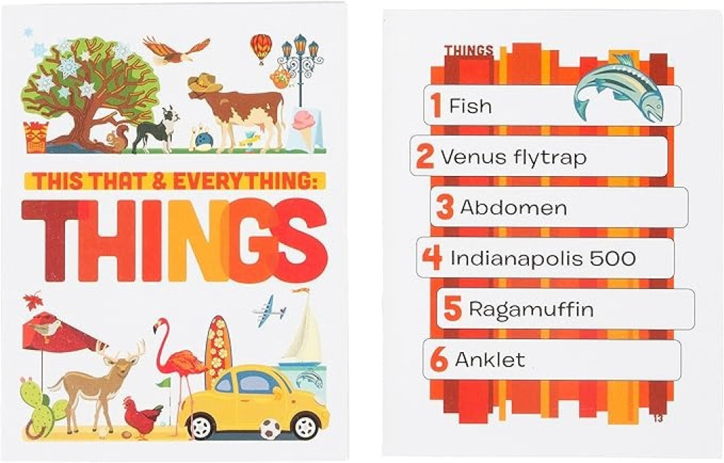 Outset This That & Everything Things Card Game Outset
