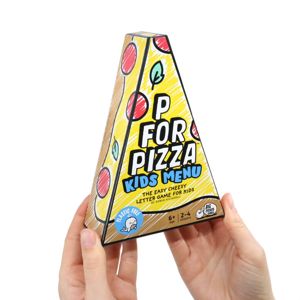 P for Pizza Kids Menu - Easy Cheesy Letter Game - Board Games