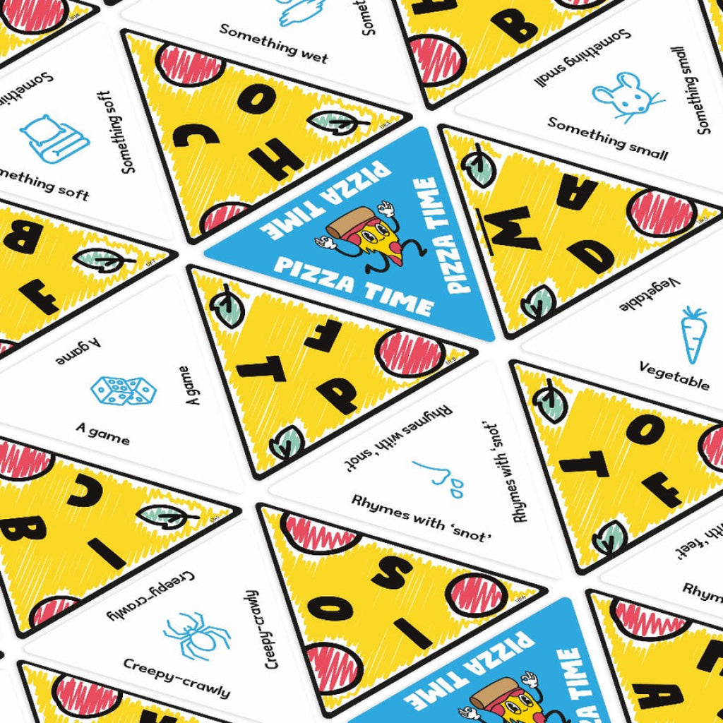 P for Pizza Kids Menu - Easy Cheesy Letter Game - Board Games