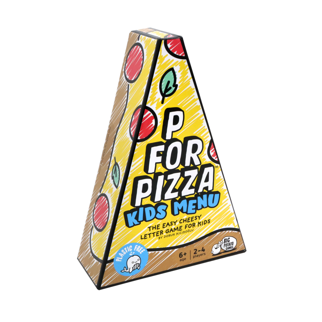 P for Pizza Kids Menu - Easy Cheesy Letter Game - Board Games