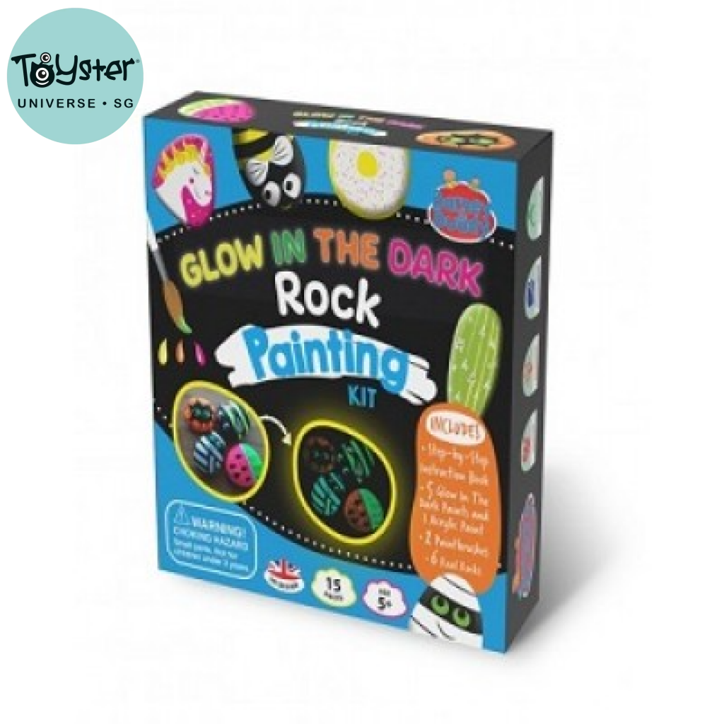 Paint Your Own Range: Glow In The Dark Rock Painting Kit Bb079 Buddy & Barney