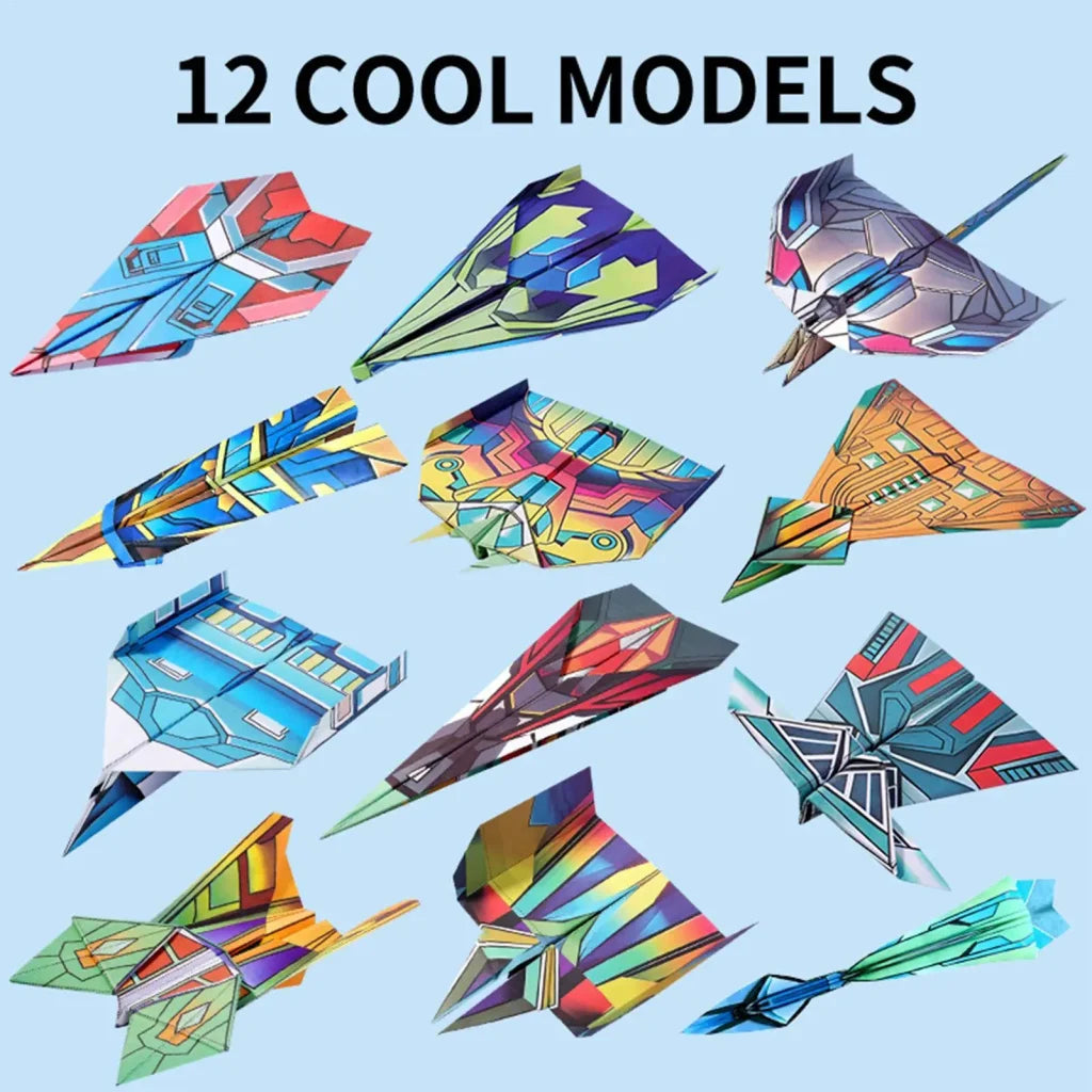 Paper Airplane Book 12 Patterns - A