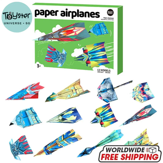 Paper Airplane Book 12 Patterns - A