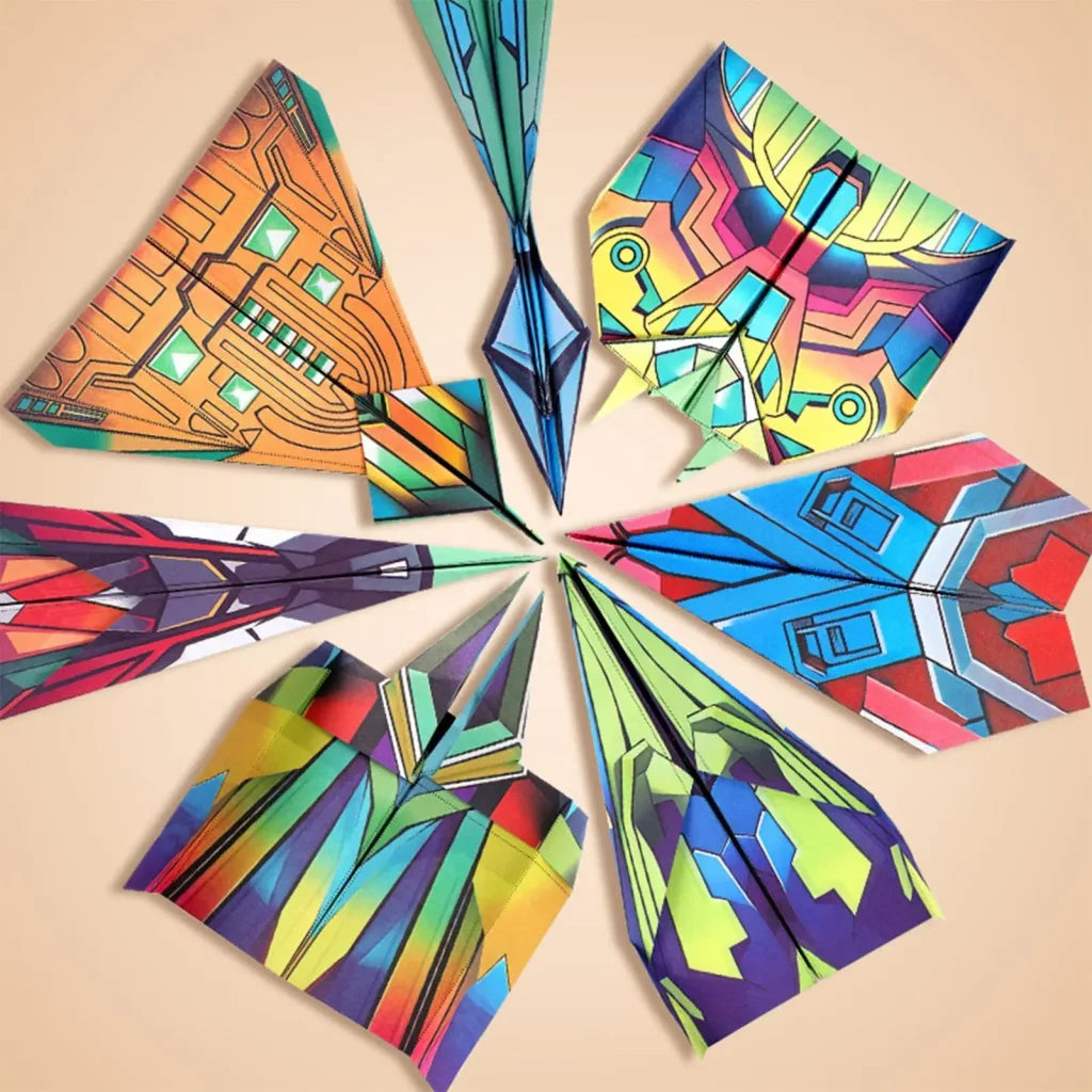 Paper Airplane Advanced Pattern Paper Airplane Book 12 Patterns – Toyster Universe Singapore