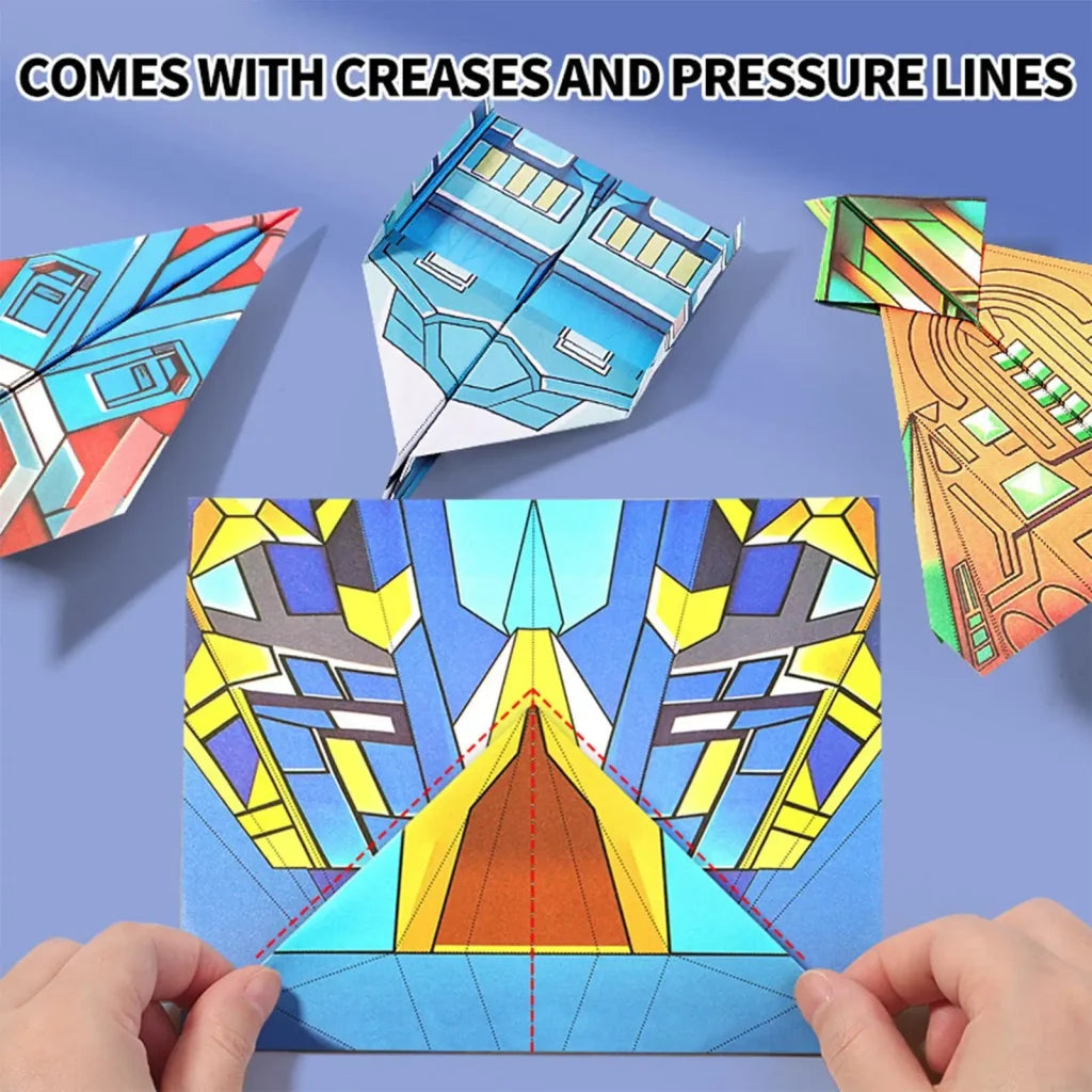 Paper Airplane Advanced Pattern Paper Airplane Book 12 Patterns – Toyster Universe Singapore