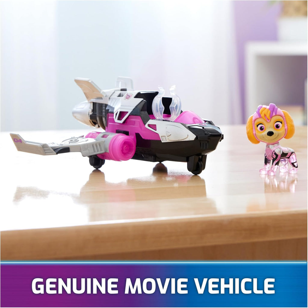 Paw Patrol Airplane Toy With Skye Mighty Pups Action Figure Lights And Sounds