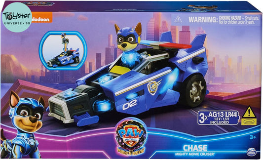 Paw Patrol Toy Car With Chase Mighty Pups Action Figure Lights And Sounds