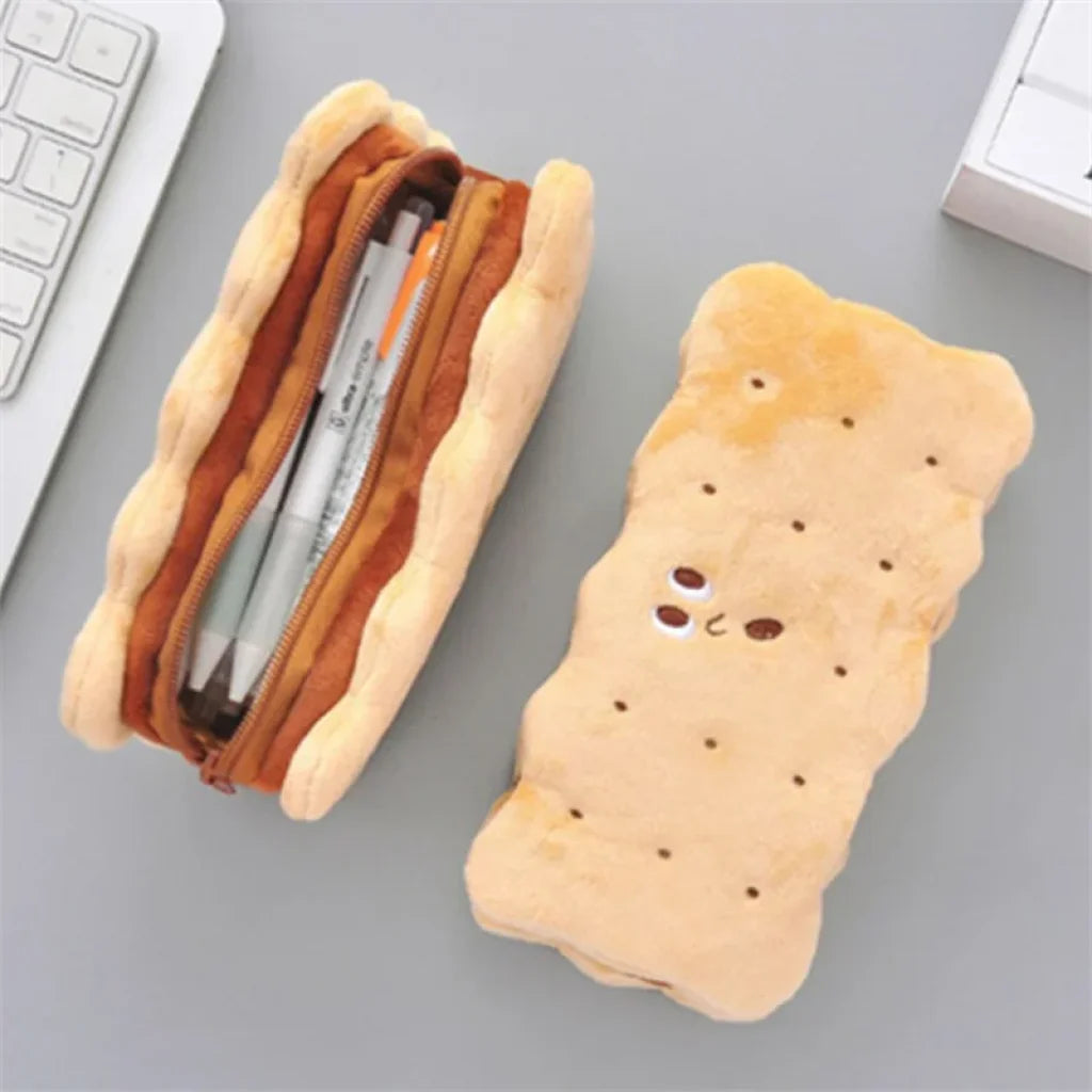 Pencil Case Plush Cookies