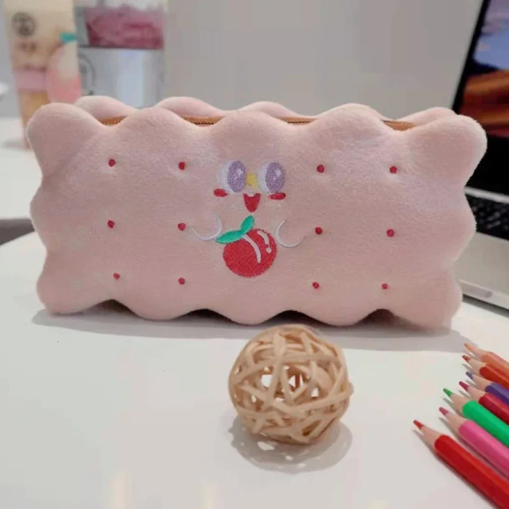 Pencil Case Plush Cookies A1