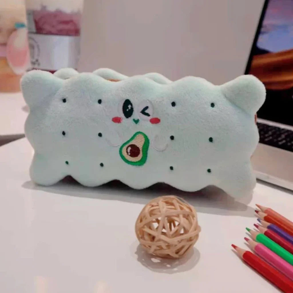 Pencil Case Plush Cookies A2