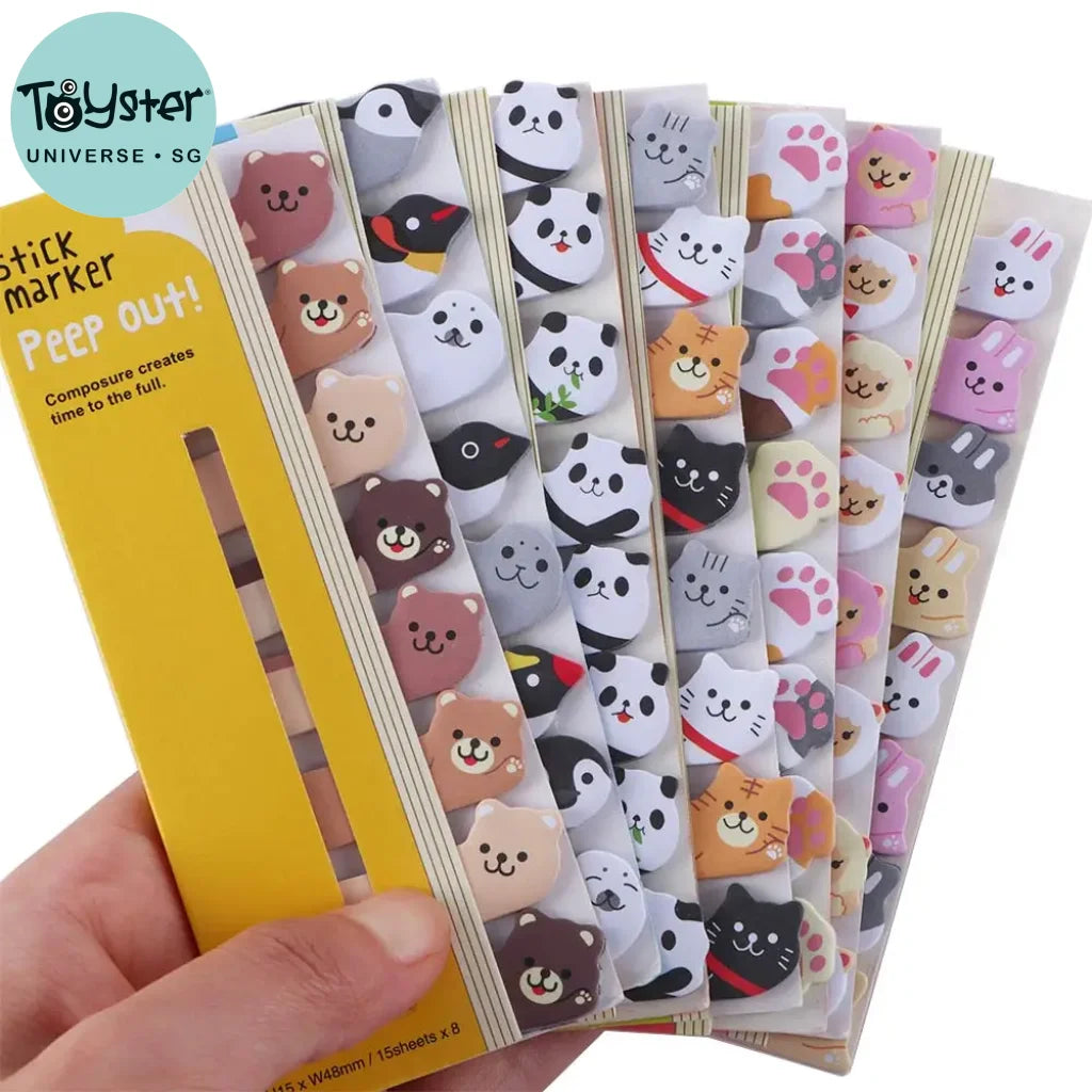 Penguin Cat Panda Memo Pads Sticky Notes