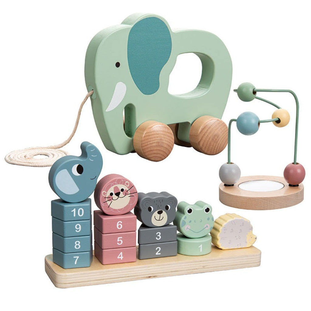 PHOOHI Wooden Educational Toy Trio - PHOOHI