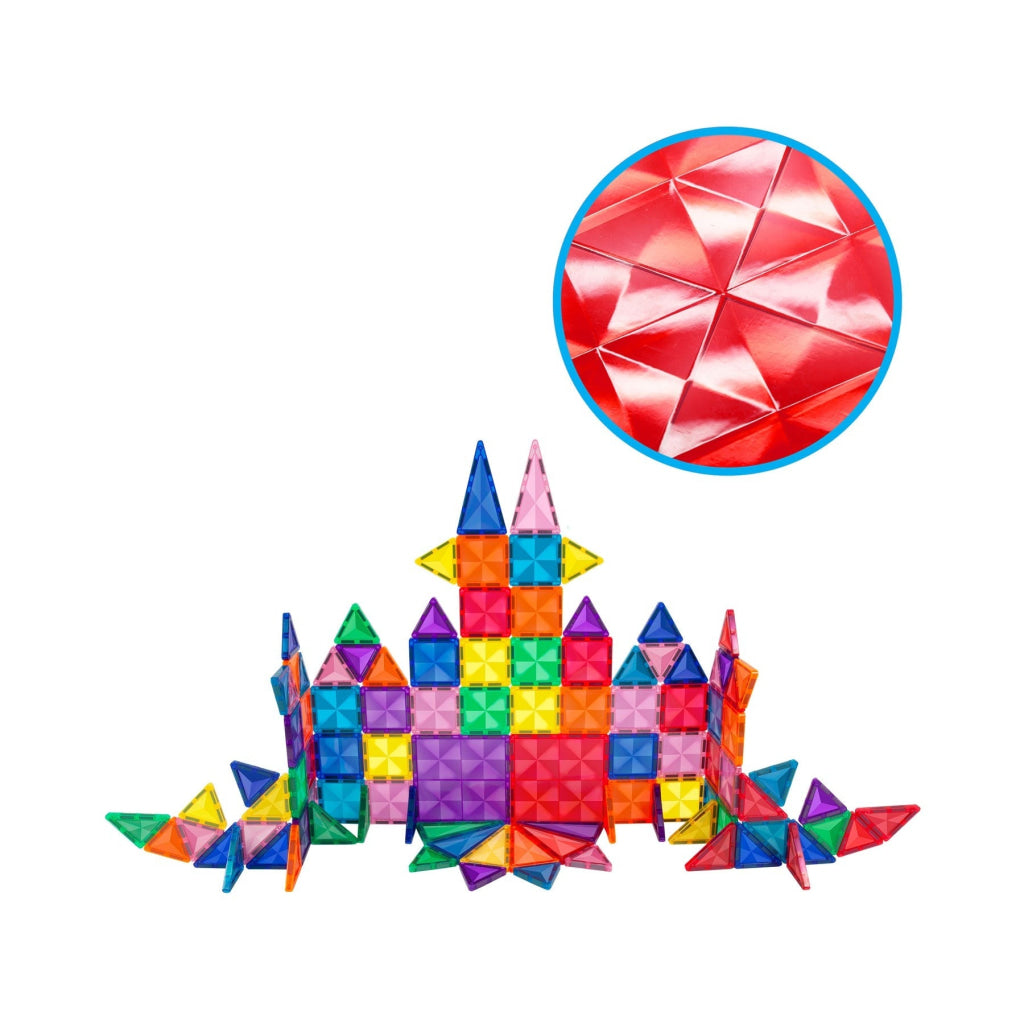 PicassoTiles Magnetic Tile Mini Diamond Set 101 Pieces - PICASSOTILES