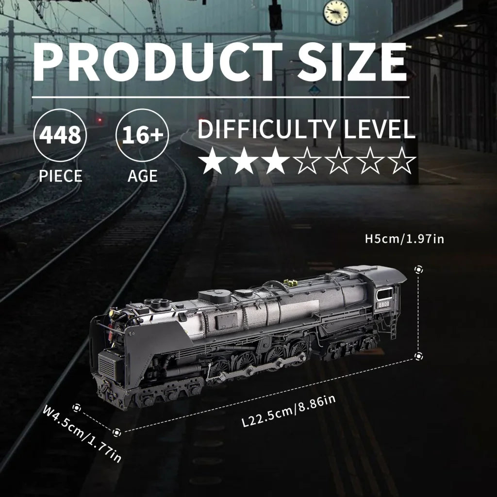 Piececool 3D Metal Puzzles Class S-2 Locomotive